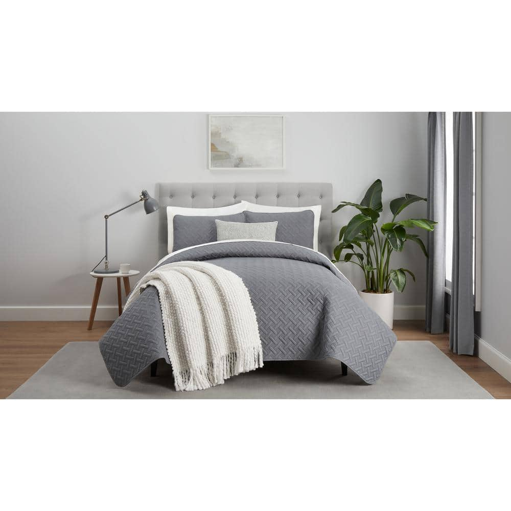 Grey discount pinsonic throw