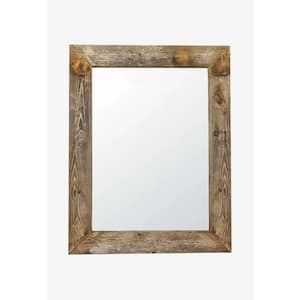 22 in. W x 26 in. H Barnwood Mirror Natural