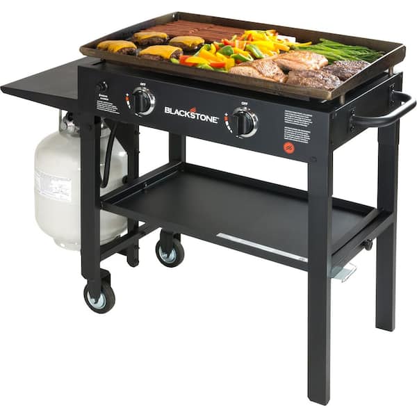 2-Burner Limited Edition Blackstone 28 inch Outdoor Flat Top Gas Grill Griddle Station Restaurant Grade Propane Fueled Professional Quality 