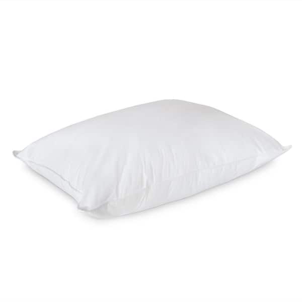 Rest Right Microfiber Extra-Firm Pillow with Purple Cord - White