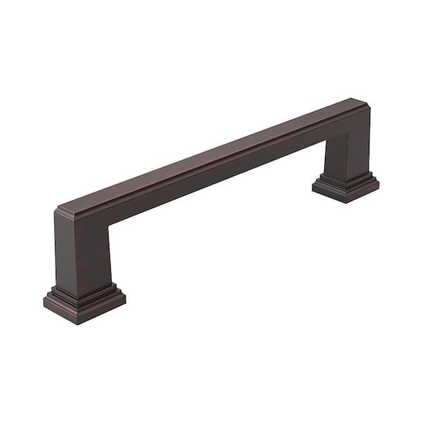 Richelieu Hardware Mirabel Collection 5-1/16 in. (128 mm) Classic Brushed Oil-Rubbed Bronze Rectangular Cabinet Bar Pull