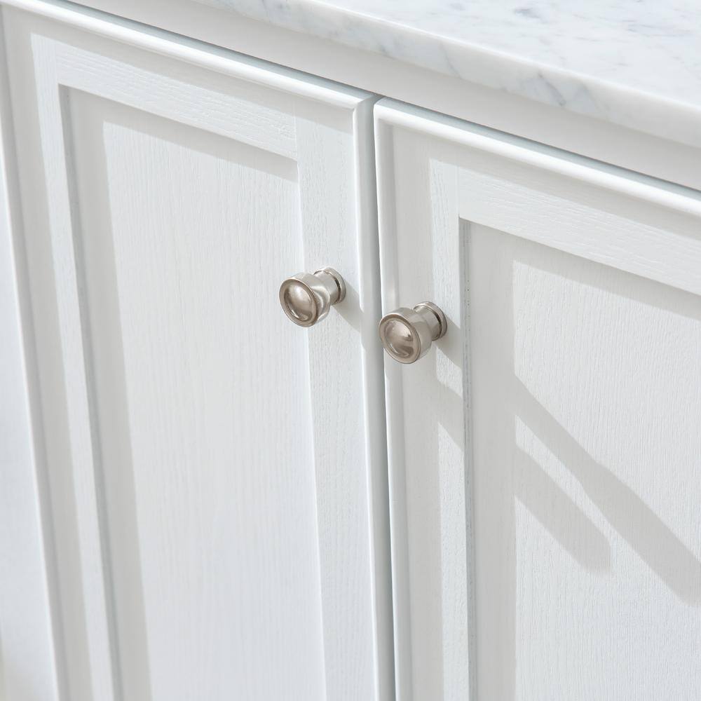 Melissa 24" Grain White Single Vanity with Carrara White Top
