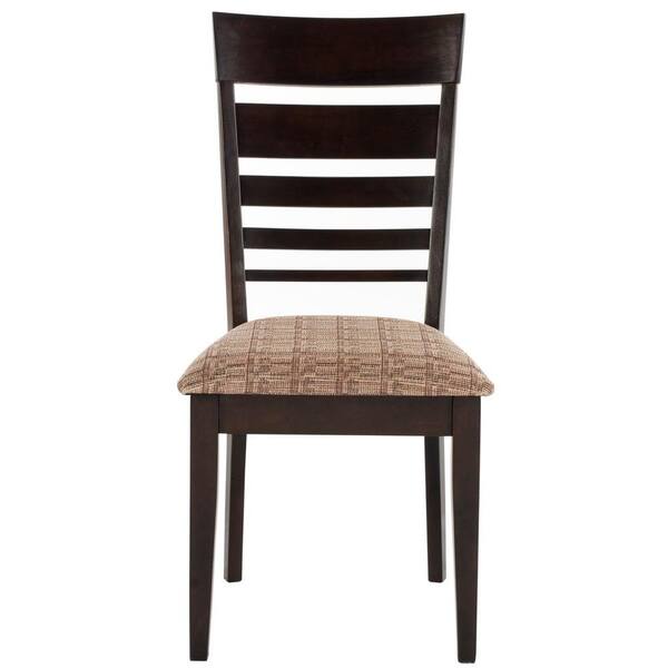 Safavieh Nino Multi Solid Wood Polyester Side Chair-DISCONTINUED
