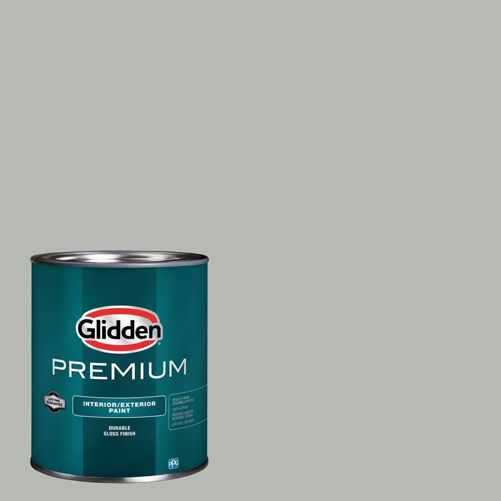 1 qt. Gray Stone PPG1009-4 High Gloss Interior/Exterior Trim, Door and Cabinet Paint price history on PriceWatchPro