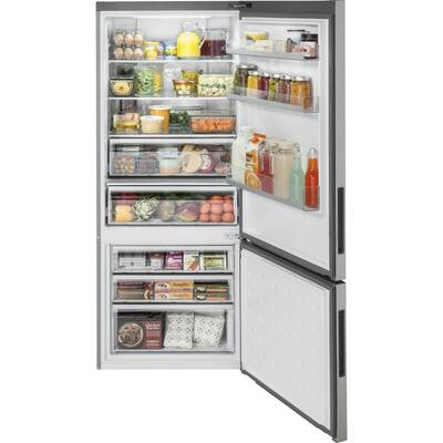 15.0 cu. ft. Bottom Freezer Refrigerator in Stainless Steel, Fingerprint Resistant