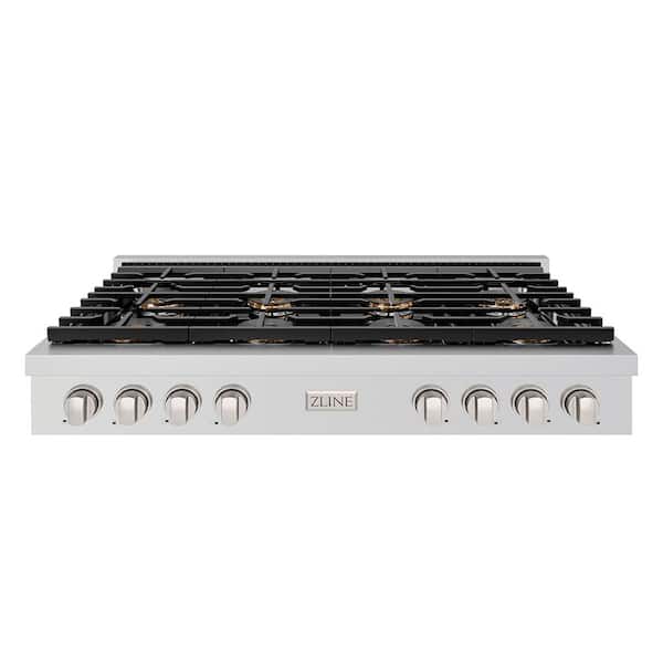 48 in. Paramount Gas Rangetop with 8 Burner DuoPro Cooktop in Stainless Steel