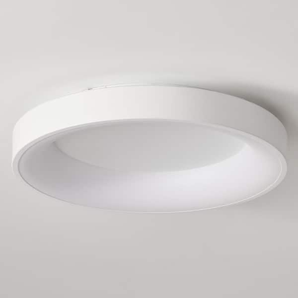 aiwen 23.6 in. 1-Light Simply Circle Flush Mount LED Ceiling Lamp