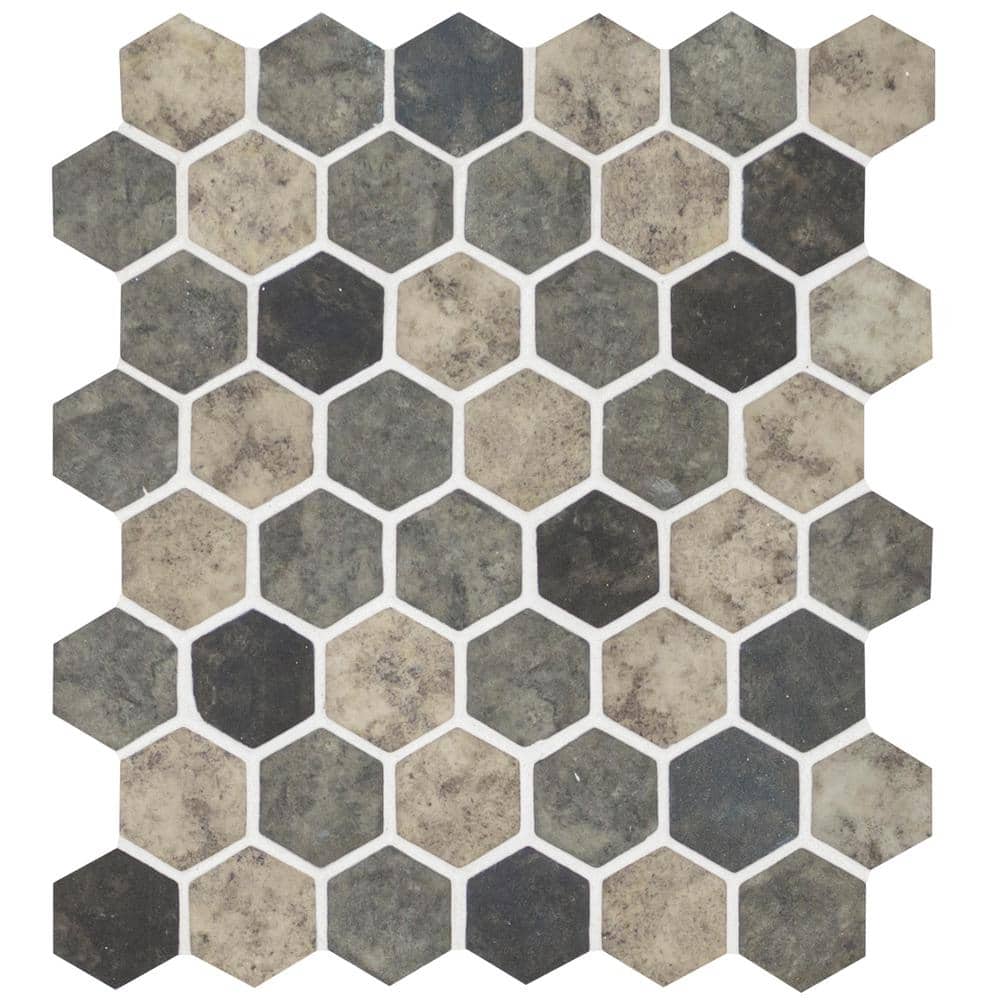 MSI Take Home Tile Sample Urban Tapestry Hexagon 4 in. x 4 in