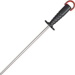 14 in. Fine Grit Diamond Honing Steel with Plastic Handle