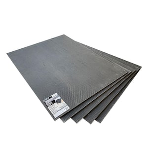 36 in. x 48 in. x 1/4 in. XPS Foam Waterproof Back Board for Tile Floors (5-Pack)