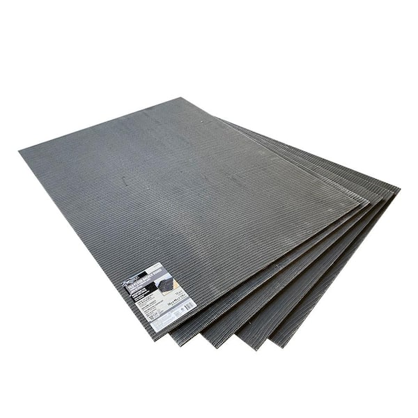 Everbilt 36 in. x 48 in. x 1/4 in. XPS Foam Waterproof Back Board for Tile Floors (5-Pack)