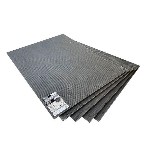 Watershield Shower System 36 in. x 48 in. x 1/4 in. Tile Floor XPS Foam Waterproof Backer Board (5-Pack)