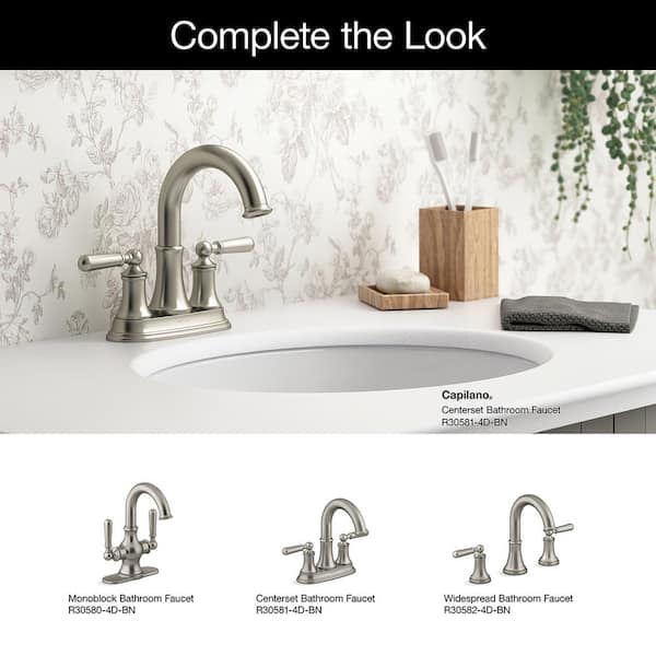 Centerset 2 Handle Bathroom Faucet, Kohler Vanity Faucets