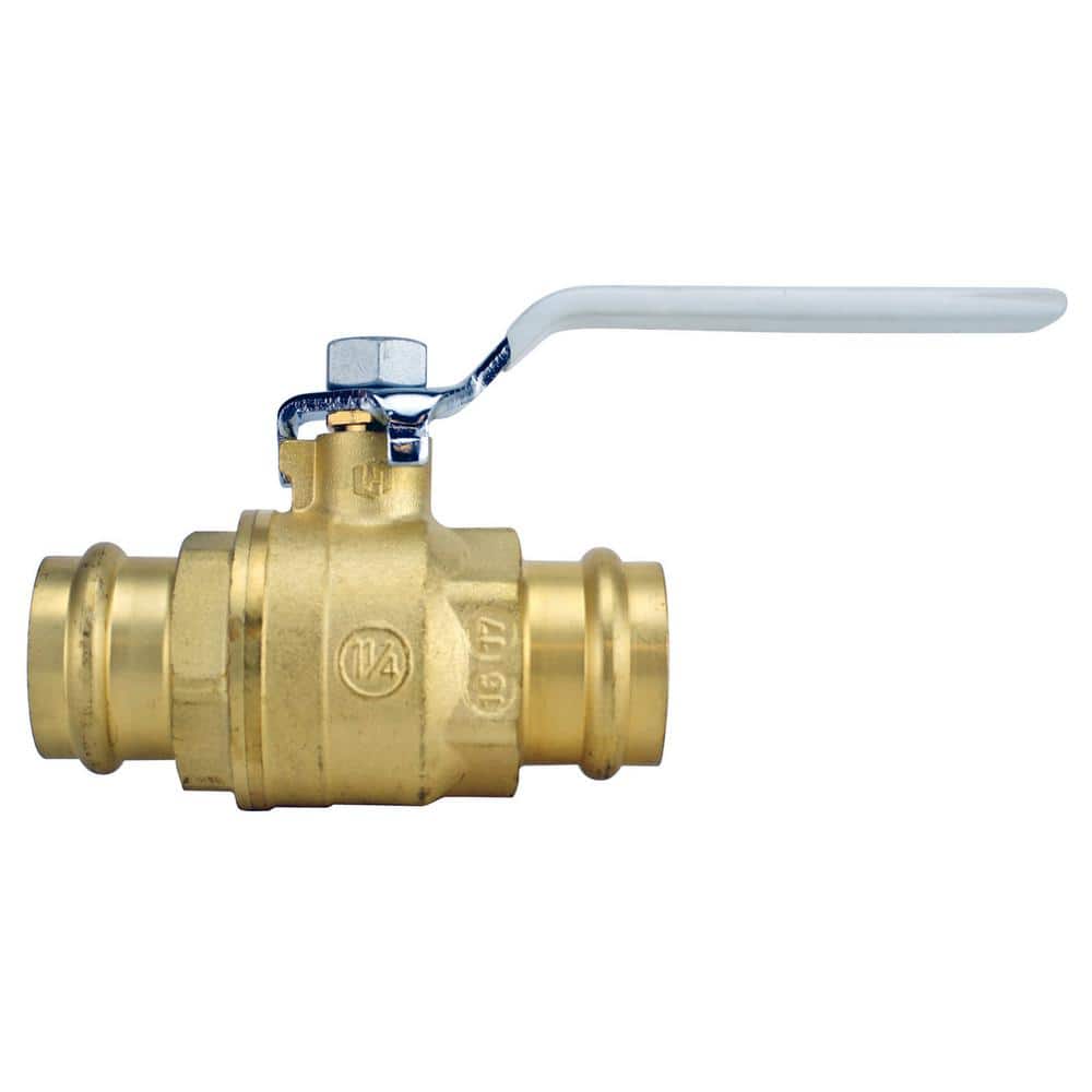 1-1/4 in. Brass Press x Press Full Port Ball Valve price history on PriceWatchPro