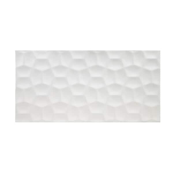 MSI Adella White Bullnose 3 in. x 18 in. Matte Porcelain Wall Tile (15 lin.  ft./Case) 