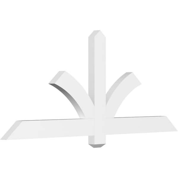 Ekena Millwork Redmond 60 in. W x 25 in. H x 2 in. D Signature Polyurethane Bracket