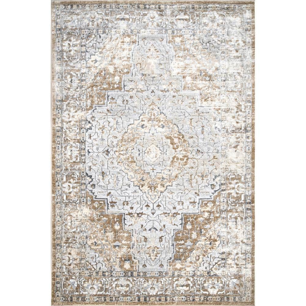  nuLOOM Texture Supreme Area Rug, 5x8, Ivory : Everything Else