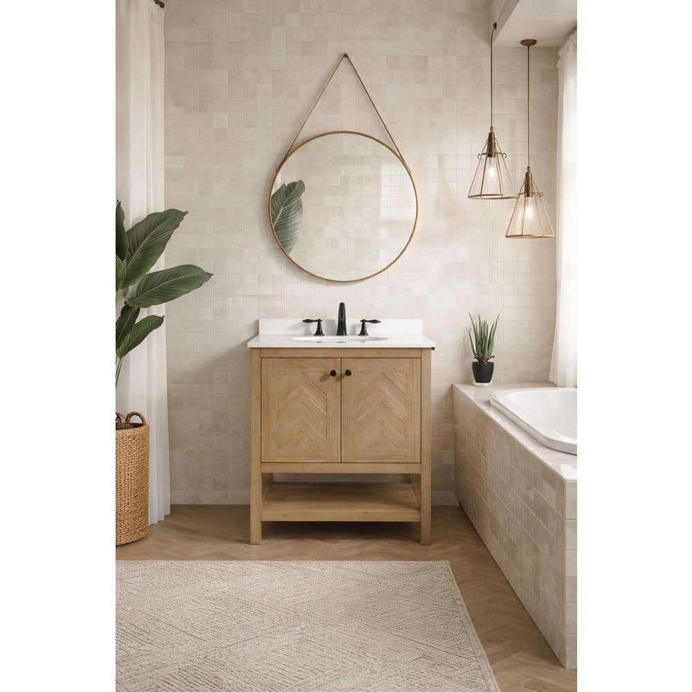 Ari Kitchen and Bath Savannah 30 in. W x 22 in. D Bath Vanity in