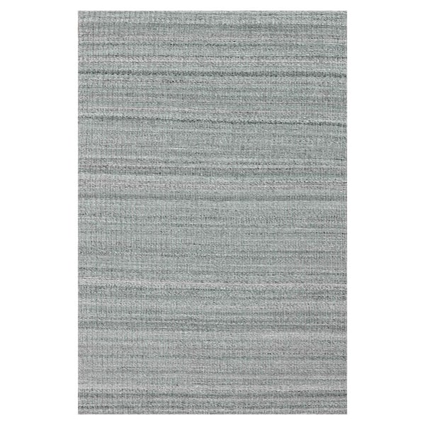 Lineage Dolphin Gray 2 ft. x 3 ft. Woven Heathered Polyester Rectangle Outdoor Area Rug