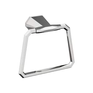 St. Vincent 5-9/16 in. (141 mm) L Towel Ring in Chrome