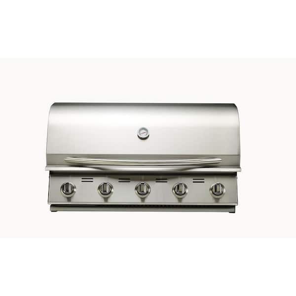 Bullet 5-Burner Built-In Stainless Steel Natural Gas Grill