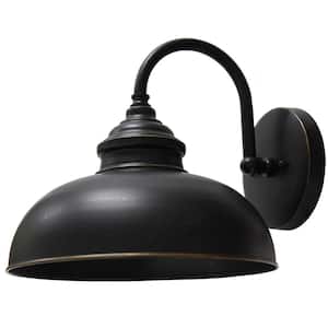 Erwin 1-Light Oil Rubbed Bronze Wall Sconce with Dimmable;Rust Resistant