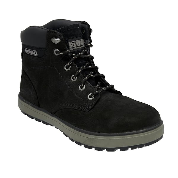 DEWALT Men's Plasma 6'' Work Boots - Steel Toe - Black Size 7(W)