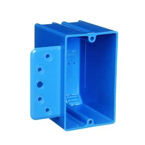 1-Gang 18 cu. in. PVC New Work Electrical Switch and Outlet Box with Bracket (5-Pack)