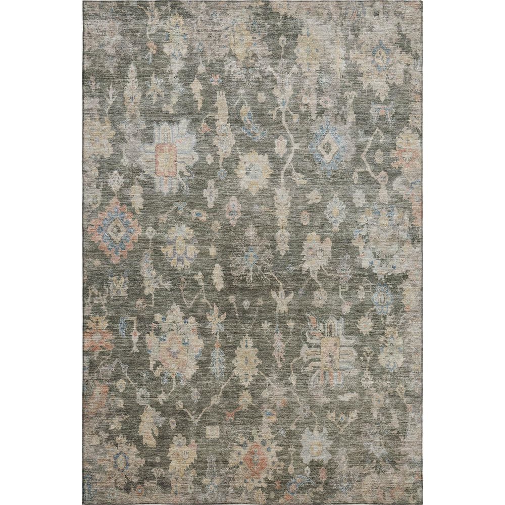 Mayfield Premium Machine Washable Abstract AMF2355 Fern 5 ft. x 7 ft. 6 in. Area Rug price history on PriceWatchPro
