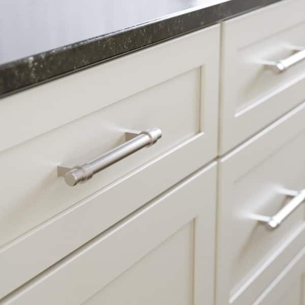 10-Pack Simple Wrapped Bar 5-1/16 in. (128 mm) Classic Cabinet Drawer Pulls in Stainless Steel