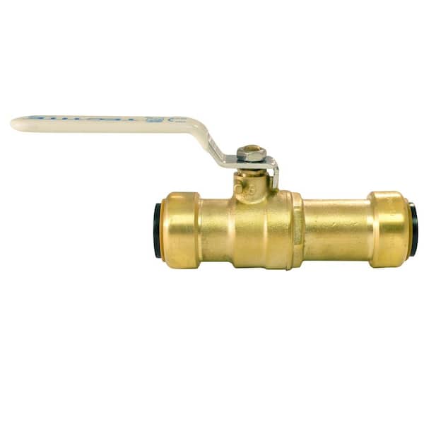 Tectite 3/4 in. Brass Push-to-Connect Slip Ball Valve