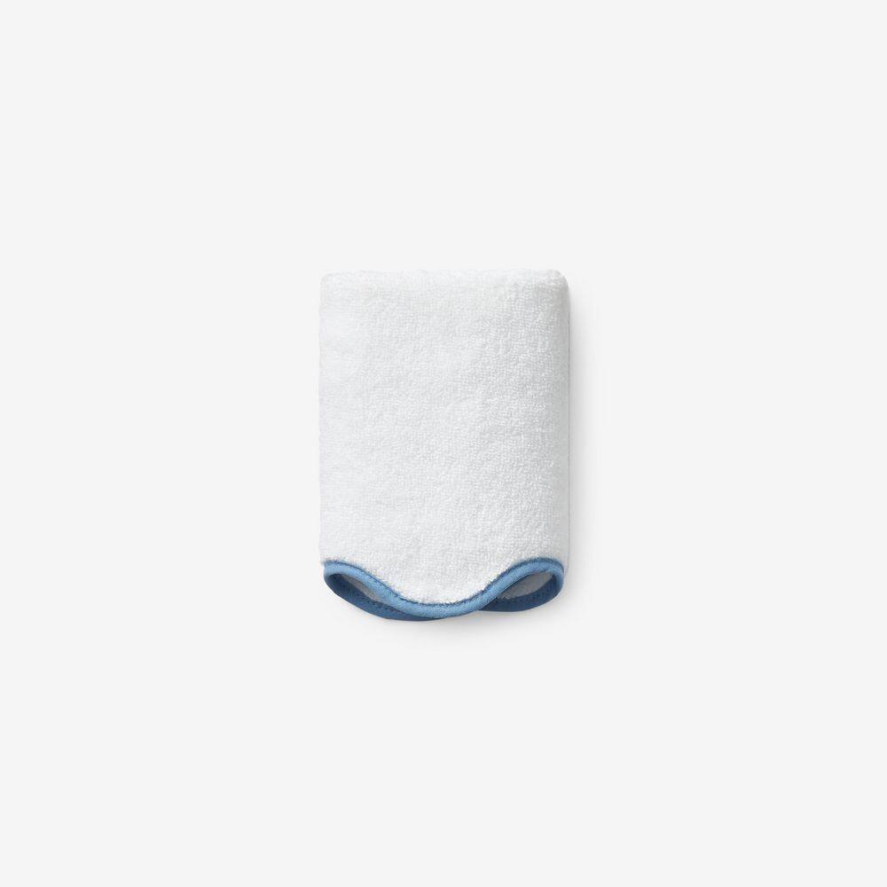 Company Cotton Scallop Light Blue Cotton Wash Cloth price history on PriceWatchPro