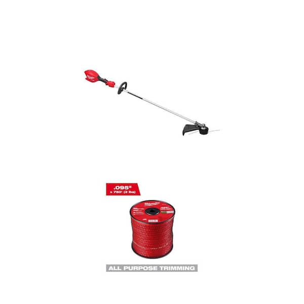 M18 FUEL 18V 16 in. Cordless String Trimmer (Tool-Only) and 0.095 in. x 750 ft. Trimmer Line Spool Combo