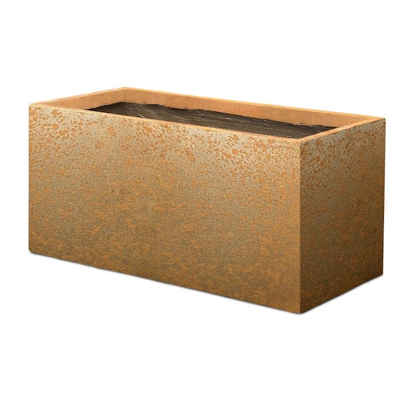 Reviews for KANTE 23 in. L Rectangle Iron Oxide Lightweight Concrete ...