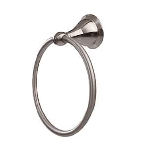 Summit Collection Towel Ring in Satin Nickel