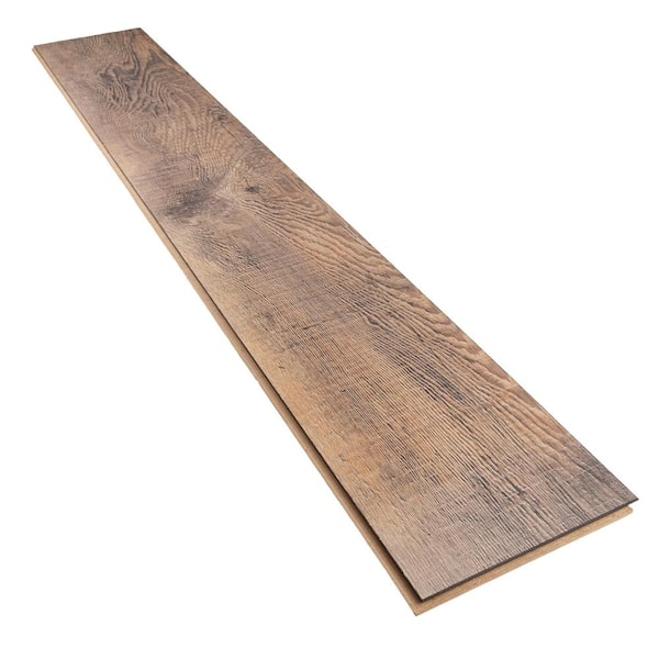 Rebel Trail Pine Rustic Brown 10 mm T x 8 in. W Waterproof Laminate Wood Flooring (18.60 sq. ft./Case)