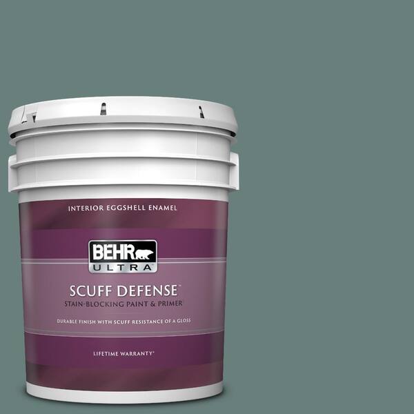 BEHR ULTRA 5 gal. #N430-5 Aspen Valley Extra Durable Eggshell Enamel Interior Paint & Primer