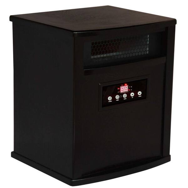 American Comfort 1500-Watt Radiant Infrared Portable Heater - Espresso