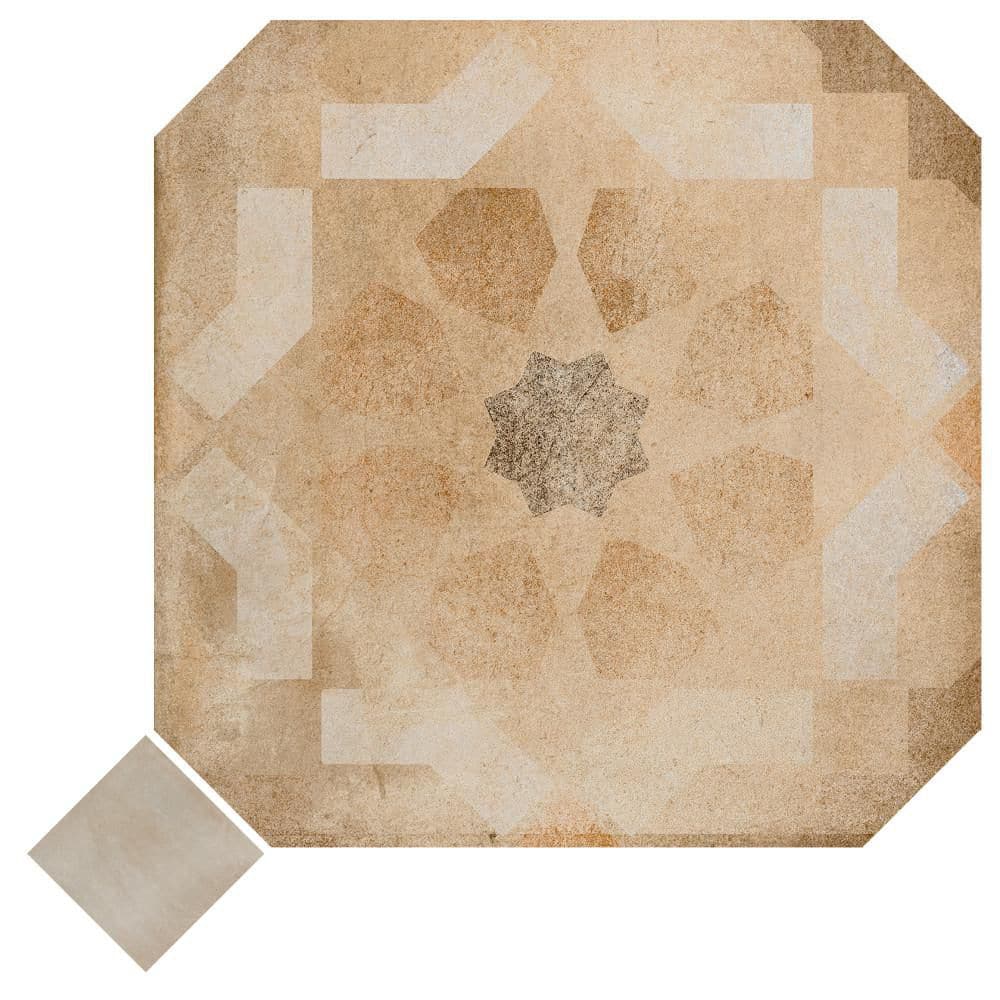 Laverton Octagon Deco Multicolor with Taco Arena 8 in. x 8 in. Porcelain Floor and Wall Take Home Tile Sample price history on PriceWatchPro