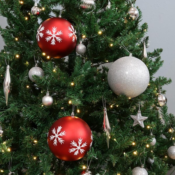 7 Shiny Dark Blue Ball Ornament, Holiday Decorations