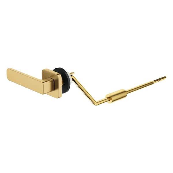 GROHE Eurocube Left-Hand Toilet Tank Lever in Brushed Cool Sunrise