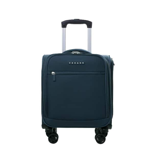 VERAGE 18 in. Spinner Small Suitcase Softside Lightweight Travel Bag for Men and Women Airplane Carry On Bag Nautical Blue GM23018 10SW 14 Retro blue The Home Depot