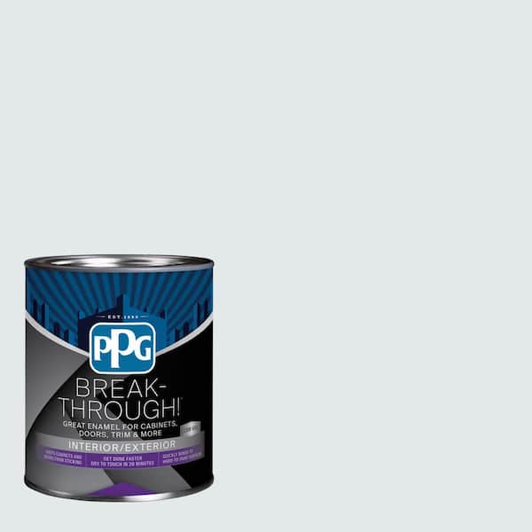 Break-Through! 1 qt. PPG1038-1 Evening Mist Satin Door, Trim & Cabinet Paint