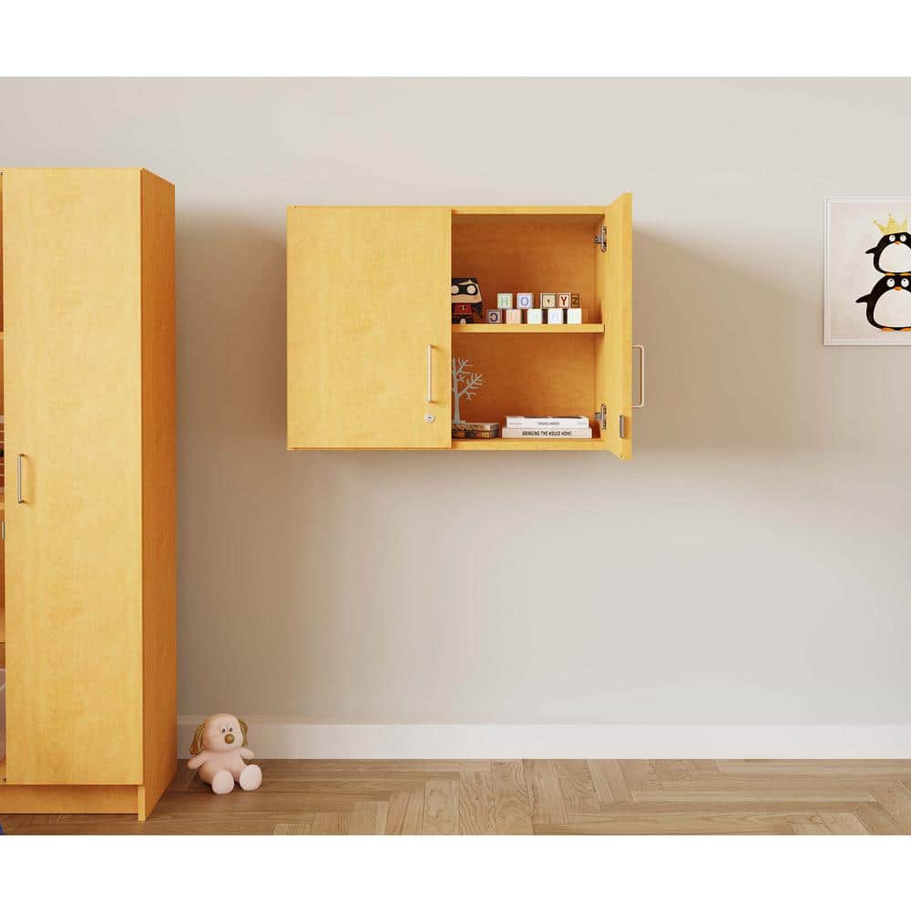 Classroom Storage 22.5 in H x 30 in W x 14.5 in D Composite Wood Wall Cabin