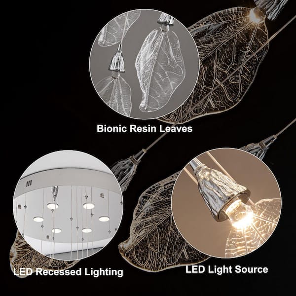 Have a question about YUYI Modern 78 in. H 14Light Integrated LED