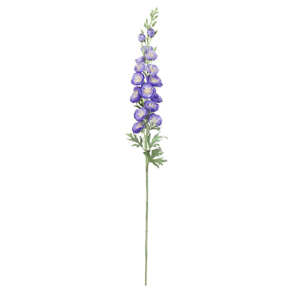 36 in. Purple Artificial Hybrid Delphinium Flower Stem Spray (Set of 2) price history on PriceWatchPro