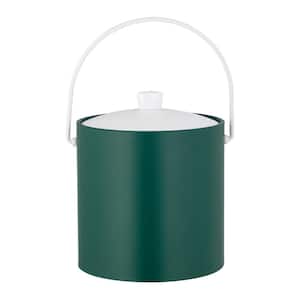 RAINBOW 3 qt. Tropic Green Ice Bucket with Acrylic Cover