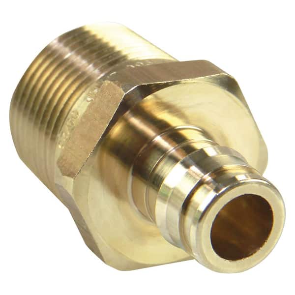 Uponor ProPEX 1/2 in. PEX-A Expansion Barb x 3/4 in. NPT Lead-Free Brass Reducing Male Threaded Adapter
