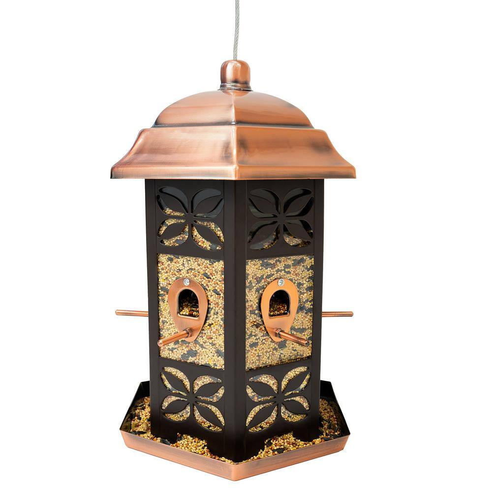 North States Ultimate Vogelfutterstation – 2,1 M Stange Mit 4 Futterspendern | Komplettset Für Den Garten