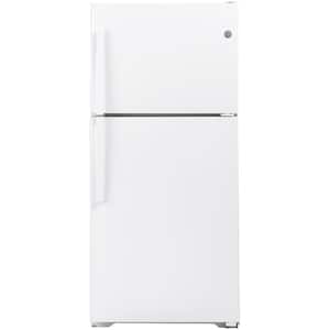 29.8 in. 19.2 cu. ft. Top Freezer Refrigerator in White with Reversible Door Hinge, LED Light Type